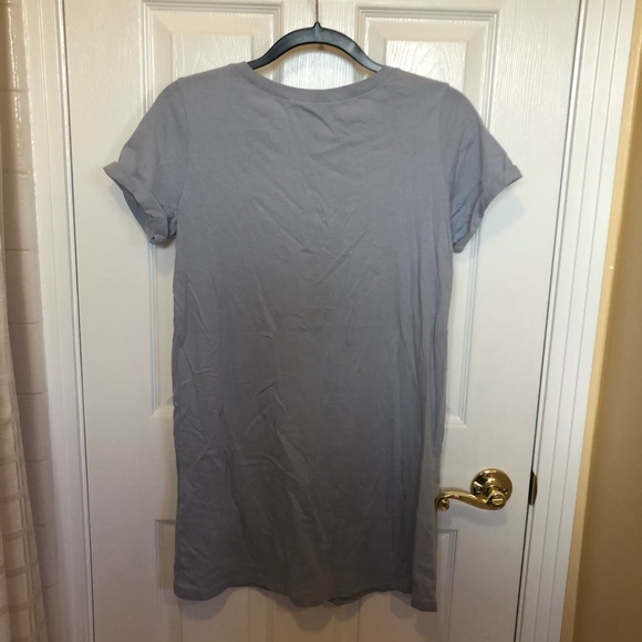 Forever 21 Light Blue T-Shirt Dress - Picture 2 of 3